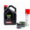 Gazoobike Kit di manutenzione cambio olio standard per HONDA CB 900 F Hornet dal 2002 al 2006 - MTL 5100 10W40 4L