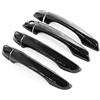 NMBZVE Rivestimento Maniglia Portiera Cromato Nero Lucido Per Citroen C4 Per Cactus 2014 2015 2016 2017 2018 Accessori Adesivi Copertura della maniglia della portiera dell'auto(Type B)