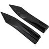 DZSJFGAIS Minigonne Laterali Splitter 2 Pezzi Paraurti Posteriore Labbro Avvolgimento Angolo Diffusore Splitter Canard Spoiler Per Ford Per Focus Mk2 .5 Mk3 Mk4 Mk 3 4 St Rs Se(Nero lucido)