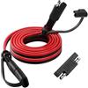 TUNOTYUE 2m 12AWG 12V 24V Cavo di Prolunga da SAE a SAE, Prolunga a 2 Pin per Collegamento/Scollegamento Rapido, per Moto, Auto, Camper, Pannelli Solari