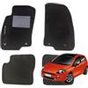 W-Parts SERIE 4 TAPPETI - TAPPETINI IN MOQUETTE NERI PER PUNTO dal 2012 in poi