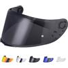 JQF Gear Visiera Casco Moto per MT V-14 Targo/Targo Pro/Blade 2,Sostituzione della Visiera della Lente del Casco del Parabrezza del Motociclo per Il Casco Integrale (Nero)