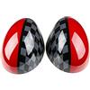 Hivernoi Calotte specchietti Cappucci copri specchietto laterale per portiera auto per Mini per Cooper Hardtop F54 F55 F56 F57 F60 Serie JCW Style