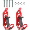 Generic Supporto per pala per camion,Morsetto porta pala Morsetto in gomma per auto | Kit di montaggio per supporto per pala, robusto e salvaspazio, a sgancio rapido, multiuso per rimorchio