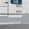 Berger - Telo protettivo per Camper e caravan - Copertura antivento, grembiule da pavimento, telo auto - protezione per roulotte, skirting antivento - grigio - 310x50cm