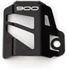 ZESIDIMO Coperchio Posteriore Liquido Freno Per Kawasaki Z900 Z900RS SE Z 900 Accessori per moto Protezione Serbatoio Fluido Posteriore Tappo di Protezione (Nero)