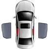 LUXIQO Auto Finestrini Laterali Parasole per Volvo XC40 2018-2023 Tendine Parasole Auto UV Privacy Protezione Visiera Auto Accessori,2pcs-rear-window
