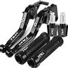 GAYANHU Kit leva di ricambio Moto Freno Frizione Leve Manubrio Manopole Estremità Per YAMAHA TMAX500 T-MAX530 TMAX 500 530 2001 2002 2003 2004 2005 2006 2007(Black)