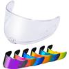 PSLER Visiera per Casco per LS2 FF801 FF397 VECTOR FT2,Visiera Colorata Accessori per Sedici Strada 2 Strada 3,Casco da Moto Ricambio(Trasparente)