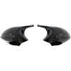 Lspbfkq Coperchi a specchio laterale Per BMW Serie 1 3 E92 E93 E90 E91 Nero Per M3 Style Cover E81 E82 E87 E88 Calotta Per Specchietto Retrovisore In Fibra Di Carbonio Calotte specchietti(ABS Black)