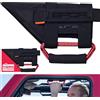 GPCA - GP Grip PRO, maniglie pieghevoli brevettate in alluminio per Wrangler 4xe, JL, JT, JK, Sport, Sahara, Rubicon e Gladiator 4DR/2DR 2007-2023, 2 confezioni, rosso petardo