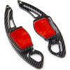 DRYIUBVF Paddle Cambio Compatibile con per Golf 6 MK6-R per GTI R20 2009 2010 2011 2012 2013 2014 Paddle Cambio Auto Paddle Cambio Estese(A-Carbon Pattern)