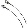 babominimer Set di cavi per portellone posteriore sinistro e destro, compatibile con Ram 1500, 2500, 3500 (1994-2002), cavo metallico in acciaio rivestito in gomma, nero, ricambio per camion e