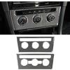 GQDGCU Rivestimento interno in fibra di carbonio, adesivo interno decorazione estetica per VW Golf 7 2014-2020, accessori per auto Trim Tuning (pannello CD)