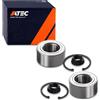 ATEC Germany 2x cuscinetto ruota posteriore con sensore ABS Set cuscinetto | Compatibile con: BMW 1, 1, 1 Cabriolet, 1 Coupe, 3, 3 Cabriolet, 3 Coupe, 3 Touring