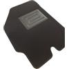 ASC Tappetino Lato Guida Compatibili con Fiat Punto II 188 1999-2010, Moquette con Bordo Antiscivolo, Battitacco in Gomma