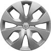 Rixto Kit di 4 copricerchi adattabili - per CITROEN C3 Picasso - diametro 16 - con logo cromato - non originali