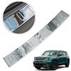 Chromemaster | Protezione paraurti Posteriore | Compatibile con Jeep Renegade dal 2014- | Acciaio INOX lucido/cromato | Protezione paraurti protegge la vernice del paraurti dai graffi