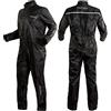 A-Pro Tuta Intera Moto Anti Pioggia Marsupio Acqua Impermeabile Ripieghevole Nero S