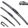 TOLUXY Kit set spazzole tergicristallo anteriori e posteriori compatibili con Jeep Grand Cherokee WK 2005 2006 2007-2010 Parabrezza Parabrezza Finestrino 212114