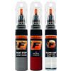 F FIRANTO FIRANTO Kit Riparazione Vernice Auto per Ford LTSEWTA Fantastic Red - Set Rimuovi Graffi 3in1 Con Primer 15ml, Pennarello Ritocchi e Lucidante