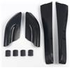 Generico Nero Car Roof Rack Bar Rail End Protection Cover Shell Car Styling Roof Rack Cover per Hyundai Tucson 2004-2008 bagagli Rack Cover