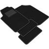 Generico DHCarMats Tappetini Auto compatibili con Peugeot 206 1998-2013, Su Misura | Fondo antiscivolo, Made in Italy, Kit completo anteriore e posteriore