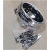 ELEKNZBZTG Griglia per faro moto Secchio Da 7,5 Pollici Per LED Da 7 Pollici Per Hornet 600 Per CB400 Per Faro Per Moto CB1000sf(Silver)