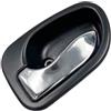 RUHEkJ [Replacement] Maniglia Interna Porta cromata con Finiture Nere for Hyundai for Atos 1997-2002 for Accent 1995-1999 (Left)