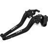 E-SPEEDMTC ESPEEDMTC Per BMW G310R 2017-2022 Leva della frizione del freno di dimensioni lunghe in lega di alluminio CNC modificata (Nero)