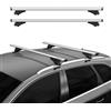 Menabo Coppia Barre da Tetto Completa per Auto con Rails Leopard L Max.75 kg