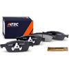ATEC Germany Set di pastiglie freno asse anteriore, pastiglie freno anteriori, 4 pezzi, compatibile con FORD FOCUS 3 Mk3, KUGA II (DM2), TOURNEO CONNECT V408