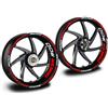 IVER Kit adesivi cerchi moto tracer 900 varie colorazioni 17 pollici (blu)