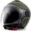 Blauer HT Blauer Demi Jet DJ-01 Monocolor Casco Jet, verde opaco, 2XL (62/64)