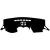 Vbbrswaad Auto Cruscotto Copertura Per Benz Per Smart Per Fortwo III 2014-2024 2025 Tappetino Anti-UV Per Cruscotto Auto(Left-Black)