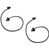 SCAR 2 Tiranti Cappelliera Compatibili con Panda 141 dal 1986 al 2003, Corde Supporto Mensola Posteriore Bagagliaio, Kit 2 Pezzi