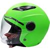 Generico Casco Scooter Moto Ragazzo Bambino Bambina Protettivo ECE 22 06 Fluo Opaco (Verde Fluo, M)