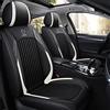Muchkey Coprisedili Auto 5 posti per Toyota C-HR chr Coprisedile Impermeabile in Pelle Con Cuscino Cervicale e Lombare Posteriore Protezioni per Sedili Copri (MH101-Nero