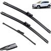Autopixl Tergicristallo LHD Set di spazzole tergicristallo anteriori e posteriori compatibili con Seat Ateca 2016-2023 Spazzole parabrezza parabrezza 261811