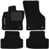 Dp carpet Tappetini compatibili per Golf serie 7 e 8 dal 2012 con logo ricamato e battitacco (1 ricamo)
