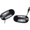 XKOEHXJ Per FIAT Per Bravo II Per Hatchback (198) 2007-2012 2013 2014 LED Indicatore Laterale Luce Freccia Indicatore Di Direzione Indicatori di direzione(Dynamic Smoked Black)