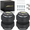 maXpeedingrods 2PCS Universal Air Spring Ride Bag 2500 Lbs w/Internal Jounce Bumper per Ford F-150/F-250/F-350/F-450 per GM Silverado Sierra 1500