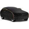 LSDRALOBPOI Telo Copriauto Antigrandine per Kia Rio 2017- (406,5 x 172,5 x 145cm) Copertura Per Auto Da Esterno, Impermeabile, Parasole, Protezione UV, Antipolvere, Per Tutte Le Stagioni