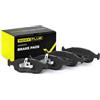 RIDEX PLUS 402B0556P Set d'assale Kit pastiglie freni Anteriore con clip pistone Compatibilità con FIAT 500 312