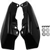 Asuinxurr Scudo termico per moto con telaio centrale, colore nero, per Touring Glide Street Road Glide 2009-2016