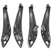 IUKMRT Auto Maniglia Interna Per BMW Serie 3 4 F30 F80 F31 F32 F33 F34 F35 F36 318i 320i 328i 330 4PCS Set Maniglia Per Porta Interna Auto All'interno Pannello Di Rivestimento Maniglia Interne Porta Auto(Car