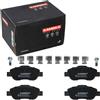 KAMOKA Kit pastiglie freno, Freno a disco JQ101152 Compatibile con: FIAT PANDA, PANDA Kasten/Schrägheck