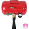 Vkechh - Compressore per pneumatici Airbooster, 20 l, serbatoio per gonfiaggio rapido, in acciaio per auto, camion e trattore, pressione di lavoro 8 bar, pressione massima 10 bar
