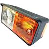 WAS Luce di posizione sinistra con luce lampeggiante per trattore, trattrice, auto d'epoca, ecc.