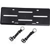 Ronyme Portatarga ausiliario 17,8x6,3 pollici Accessorio universale per portabici posteriore per veicoli Montaggio semplice Professionale